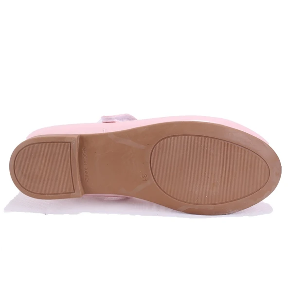 Dagoster DJA76-HY10002 Pudra Rugan Ortopedik  Kız Çocuk Babet Ayakkabı - Resim 4