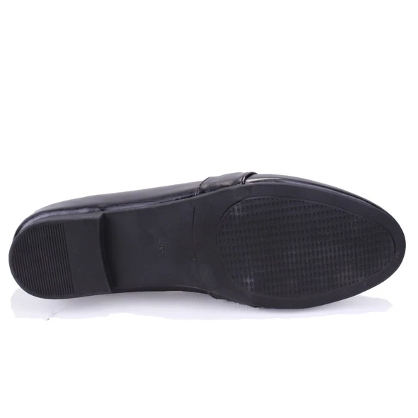 Dagoster DZA07-8692109 Siyah Günlük Kadın Babet Ayakkabı - 4