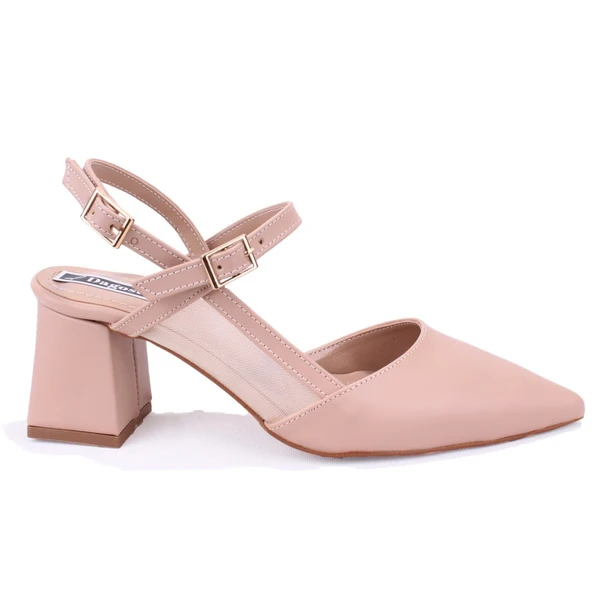 Dagoster DZA07-1296100 Ten Klasik Topuklu Kadın Ayakkabı - 2