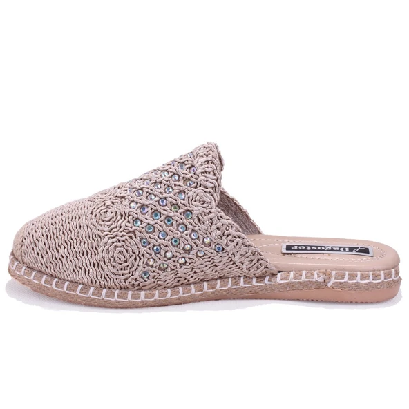 Dagoster DZA07-1155121 Ten Triko Spor Kadın Terlik - 3