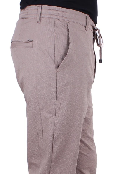 Twister Crespo 794 Vizon Normal Bel Dar Paça Erkek Kanvas Pantolon - 3