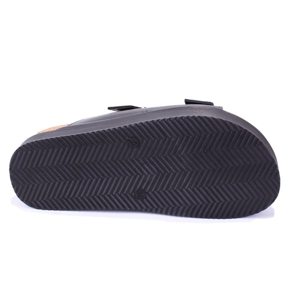 Dagoster DZA07-89023 Siyah Ortopedik Günlük Spor Kadın Terlik - 4