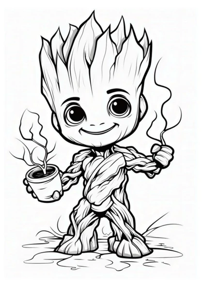 Süper Kahramanlar Boyama Kitabı (40 Kahraman Boyama) - 3