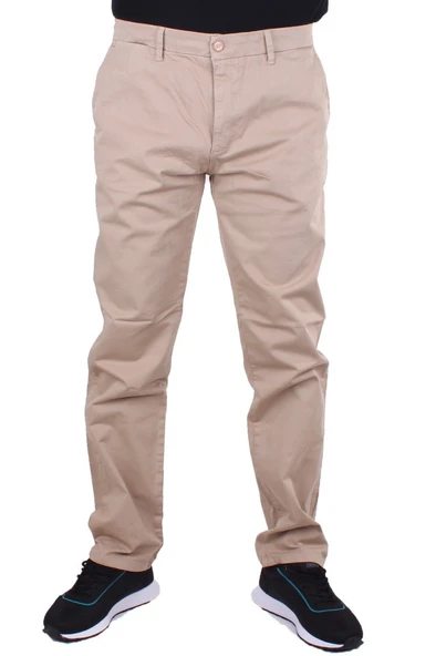 Twister Togo 728 Bej Yüksek Bel Rahat Paça Erkek Kanvas Pantolon - 2