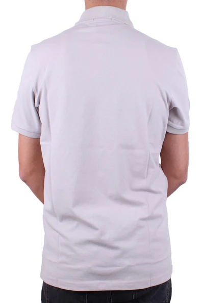 Dagoster DMG23-231319 Gri Günlük Yarım Patlı Pike Polo Yaka Erkek Tişört - 4