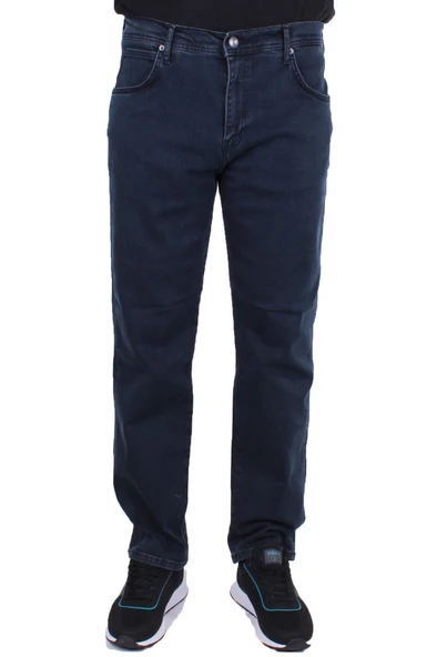 Twister Vegas 132-311 Lacivert Yüksek Bel Rahat Paça Erkek Jeans Pantolon - 2