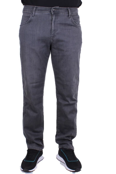 Twister Vegas 132-307 Antrasit Yüksek Bel Rahat Paça Erkek Jeans Pantolon - 2