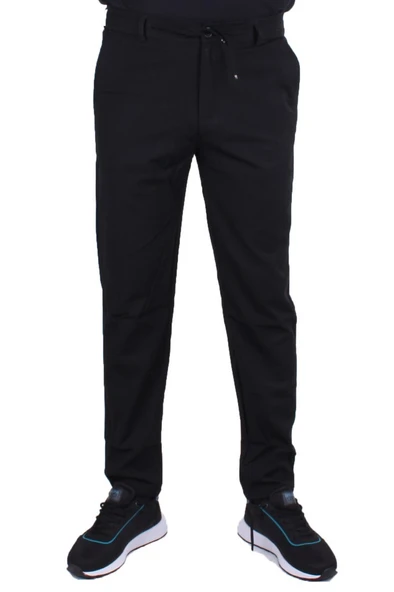 Dagoster DMG23-619712 Siyah Normal Bel Düz Paça Jogger Erkek Pantolon - 2