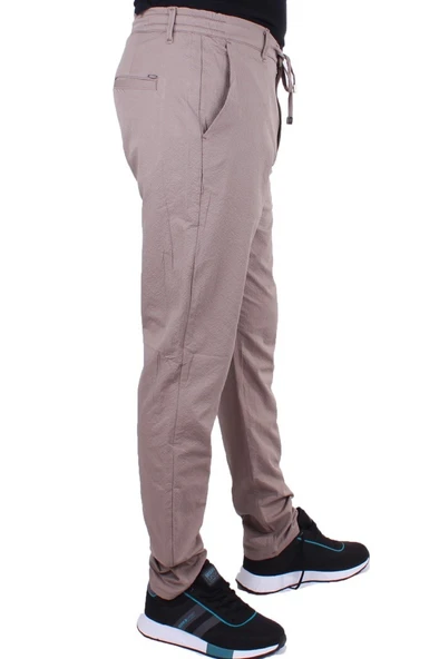 Twister Crespo 794 Vizon Normal Bel Dar Paça Erkek Kanvas Pantolon