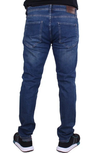 Twister Panama 761-01 Lacivert Düşük Bel Dar Paça Erkek Jeans Pantolon - 4