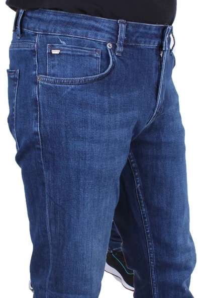 Twister Panama 767-02 Lacivert Düşük Bel Dar Paça Erkek Jeans Pantolon - 3