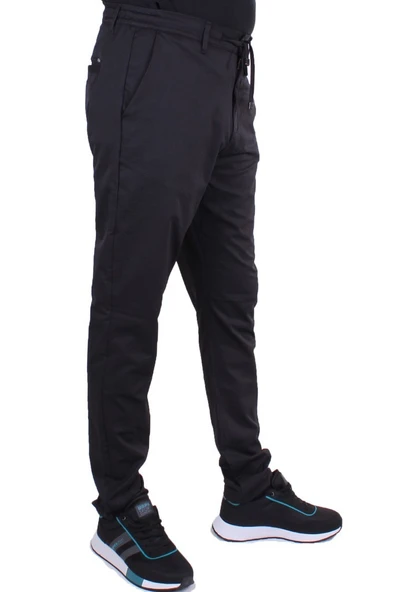 Twister Crespo 794 Siyah Normal Bel Dar Paça Erkek Kanvas Pantolon