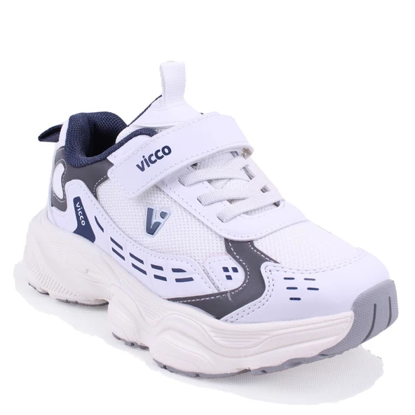Vicco Tag 346F25Y225 Beyaz Ortopedik Günlük Erkek Çocuk Spor Ayakkabı ürün görseli 1