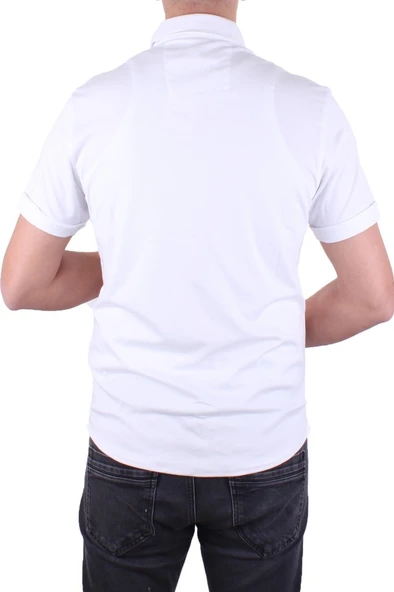 Twister 1853 Beyaz Kısa Kol Günlük Pamuklu Erkek Gömlek - 4