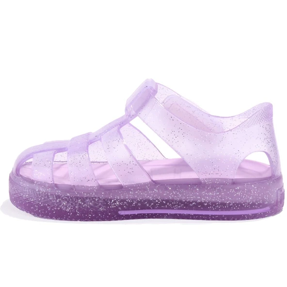 Igor S10265 Star Glitter Lila Ortopedik Günlük Kız Çocuk Sandalet - Resim 3