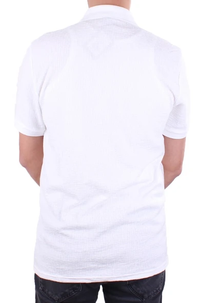 Twister 2288 Ekru Günlük Kısa Kol Normal Kesim Pamuklu Polo Yaka Erkek Tişört - 4