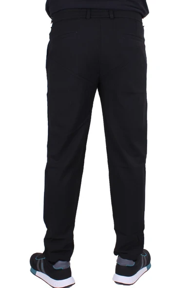 Dagoster DMG23-619712 Siyah Normal Bel Düz Paça Jogger Erkek Pantolon - 4