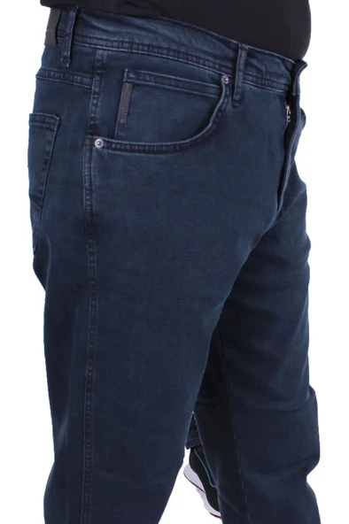Twister Vegas 132-311 Lacivert Yüksek Bel Rahat Paça Erkek Jeans Pantolon - 3