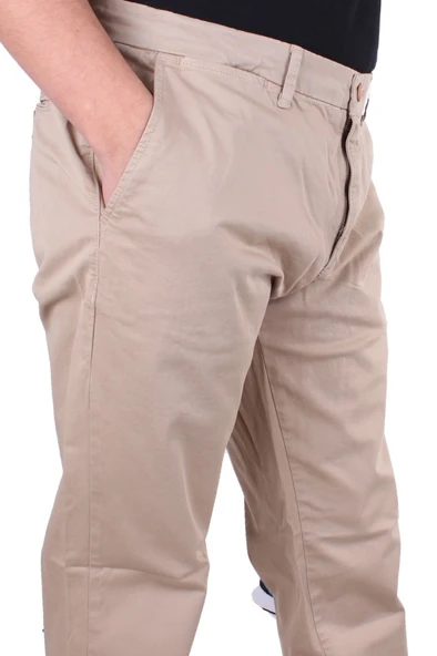 Twister Togo 728 Bej Yüksek Bel Rahat Paça Erkek Kanvas Pantolon - 3