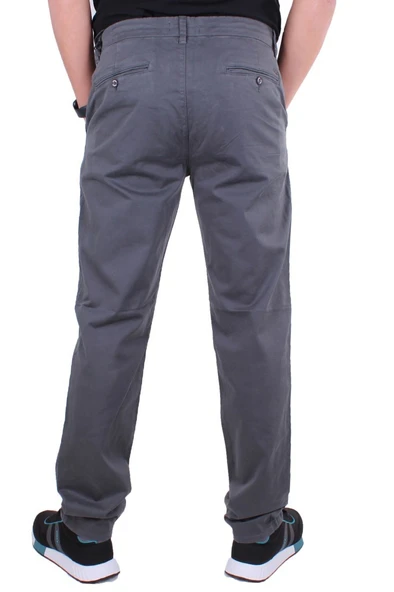 Twister Togo 728 Antrasit Yüksek Bel Rahat Paça Erkek Kanvas Pantolon - 4
