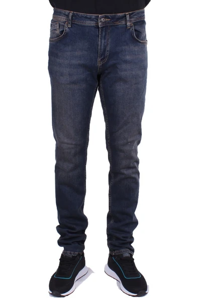 Twister Panama 758-01 Lacivert Düşük Bel Dar Paça Erkek Jeans Pantolon - 2