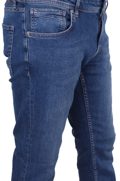 Twister Panama 761-01 Lacivert Düşük Bel Dar Paça Erkek Jeans Pantolon - 3