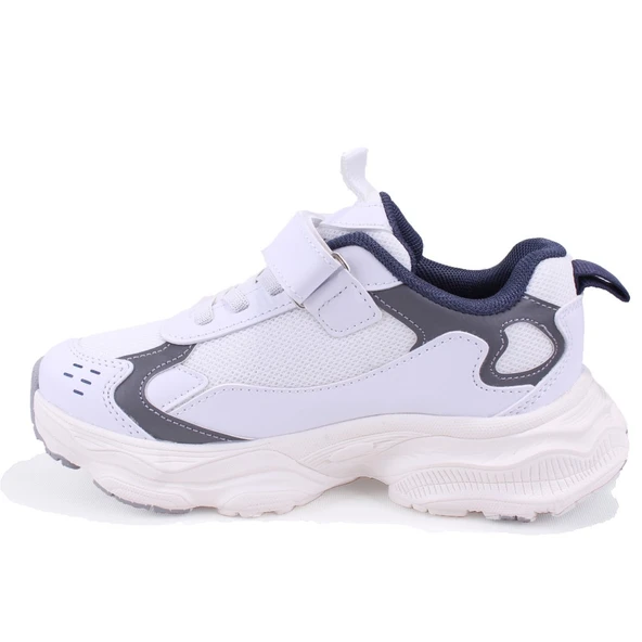 Vicco Tag 346F25Y225 Beyaz Ortopedik Günlük Erkek Çocuk Spor Ayakkabı - Resim 3