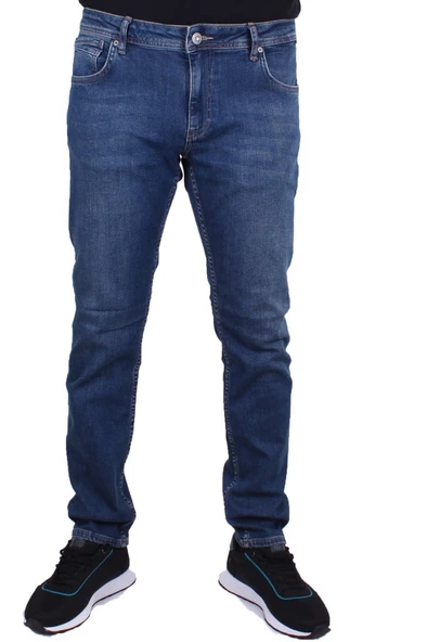 Twister Panama 761-01 Lacivert Düşük Bel Dar Paça Erkek Jeans Pantolon - 2