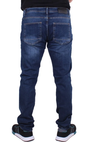 Twister Panama 758-02 Mavi Düşük Bel Dar Paça Erkek Jeans Pantolon - 4