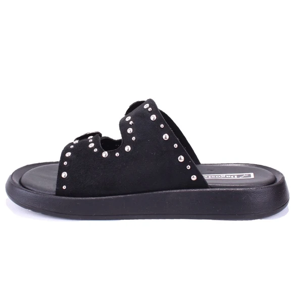 Dagoster DZA07-1290804 Siyah Ortopedik Günlük Spor Kadın Terlik - 3