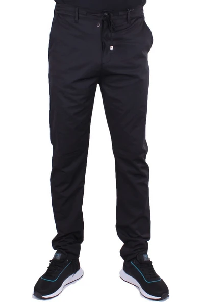 Twister Crespo 794 Siyah Normal Bel Dar Paça Erkek Kanvas Pantolon - 2