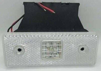 12  VOLT LEDLI SIDE MARKER BEYAZ BRAKETLI ürün görseli