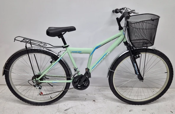 Dorello D kadro camurluklu bagajlı amatisörlü bisiklet 26 jant - 4