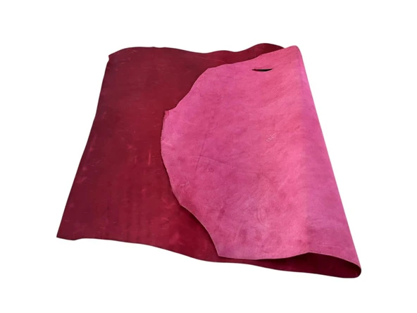 Vişne Çürüğü Efekt Parça Grazy Deri 08-1 mm Arası - 2