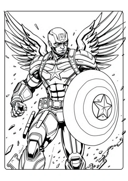 Süper Kahramanlar Boyama Kitap Seti (2 Kitap 72 Kahraman) - 4