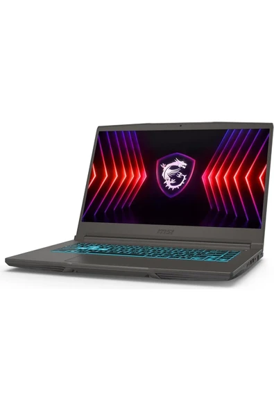 MSI Thın I5-12450h 16gb Ddr4 3200mhz 512gb Nvme Ssd 4gb Gddr6 Rtx3050 15.6" Fhd Ips 144hz Freedos - 4