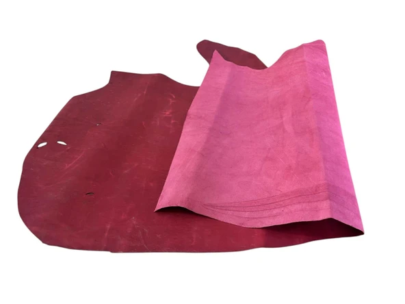 Vişne Çürüğü Efekt Parça Grazy Deri 08-1 mm Arası - 2