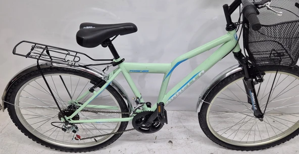 Dorello D kadro camurluklu bagajlı amatisörlü bisiklet 26 jant - 2