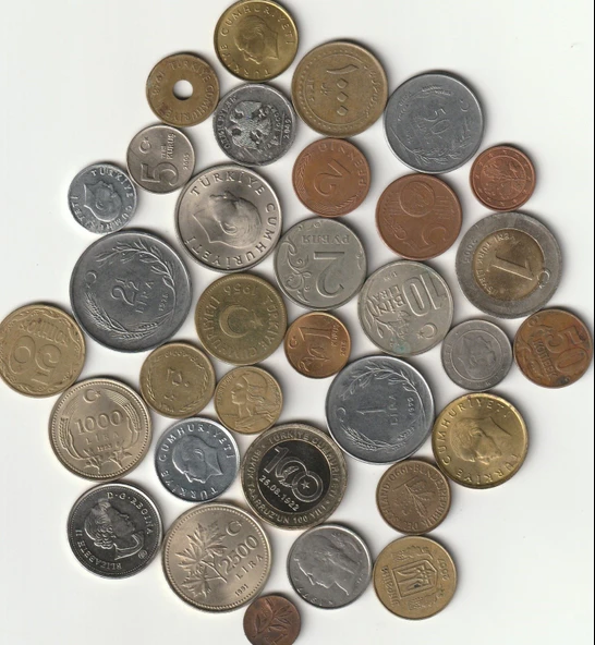Escoines 39963674976c7f2db3 Yerli/Yabancı Karışık KoleksiyonBaşlangıç seti 33Adet farklı Madeni Para - 8