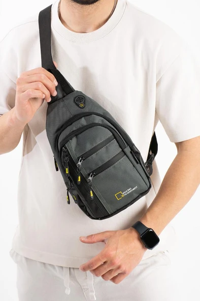 Body Bag Çanta Erkek Göğüs Sırt Çantası Fonksiyonel Kullanım BadyBag 28*14 Cm The NorthWest MegaBag - 6