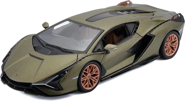 Bburago Lamborghini Sian FKP 37 1/24 Yeşil Model Araba ürün görseli 1