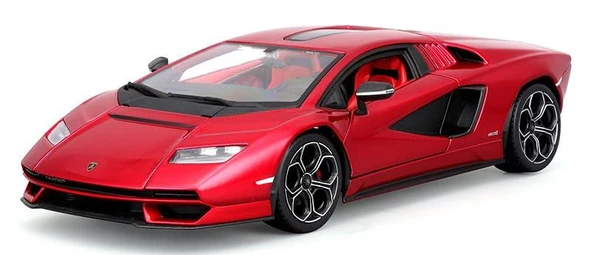 Bburago Lamborghini Countach LPI 800-4 1/24 Kırmızı Model Araba