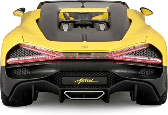 Bburago 3B Bugatti 1/18 Yellow Model Araba - 2