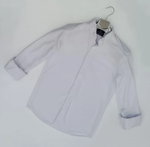 Panotti Slim Fit Uzun Kol Örme Erkek Gömlek - 5
