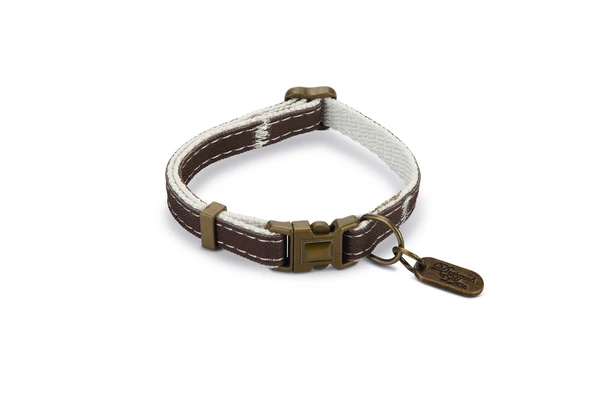 Beeztees DBL Kedi Boyun Tasması, Çift Katmanlı, Kahverengi, 20-30cm