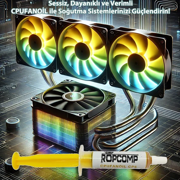 Ropcomp CPUFANOİL CPU Sıvı Soğutucu Fan Mili Yağı CP5 - 3
