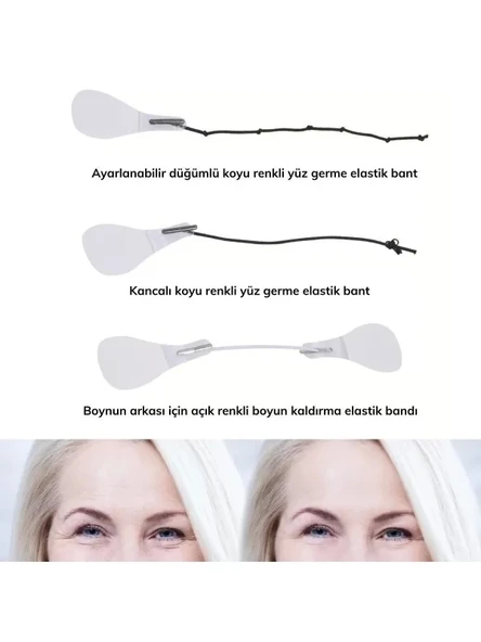 Yüz Gerdirme Göz Boyun Kaş Gerdirme Bant Seti - 3