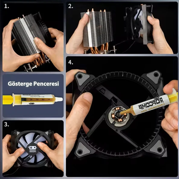 Ropcomp CPUFANOİL CPU Sıvı Soğutucu Fan Mili Yağı CP5 - 4