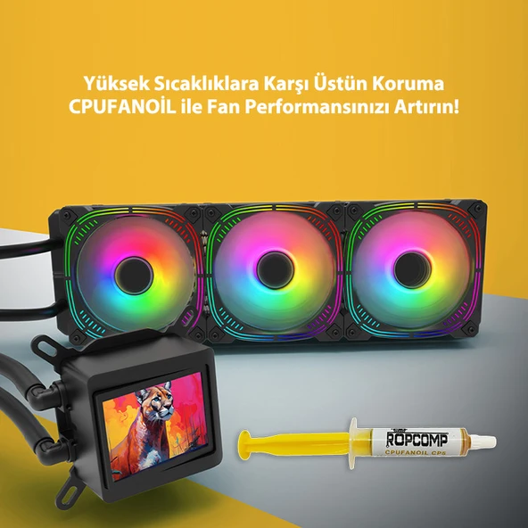 Ropcomp CPUFANOİL CPU Sıvı Soğutucu Fan Mili Yağı CP5 - 2