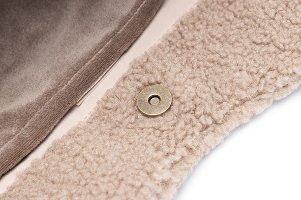 Beeztees DBL Köpek Taşıma Çantası, Yıkanabilir, 6,5Kg'ye kadar, Bej, 43x15x35cm - Resim 7